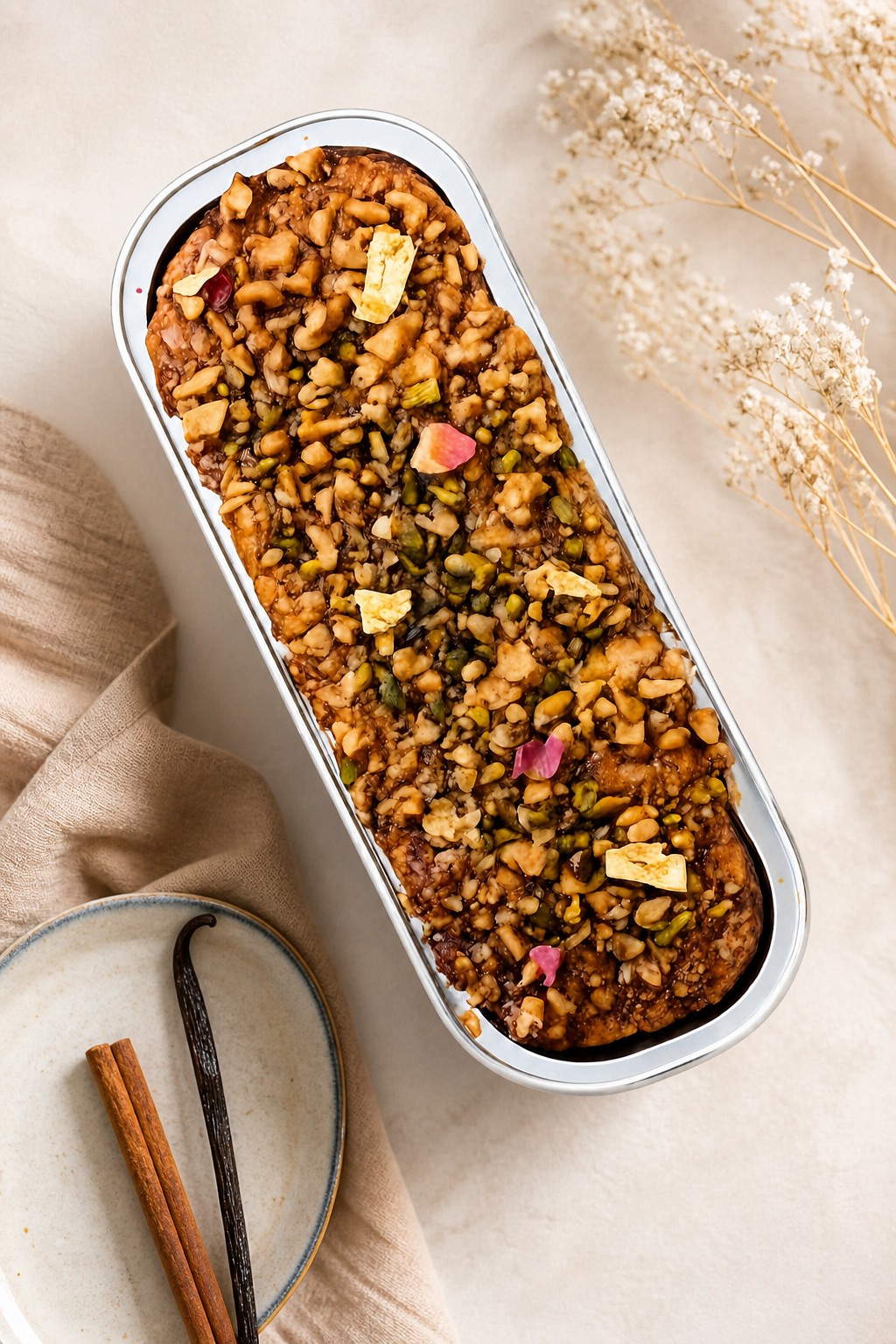 Baklava Bundt Millet Cake