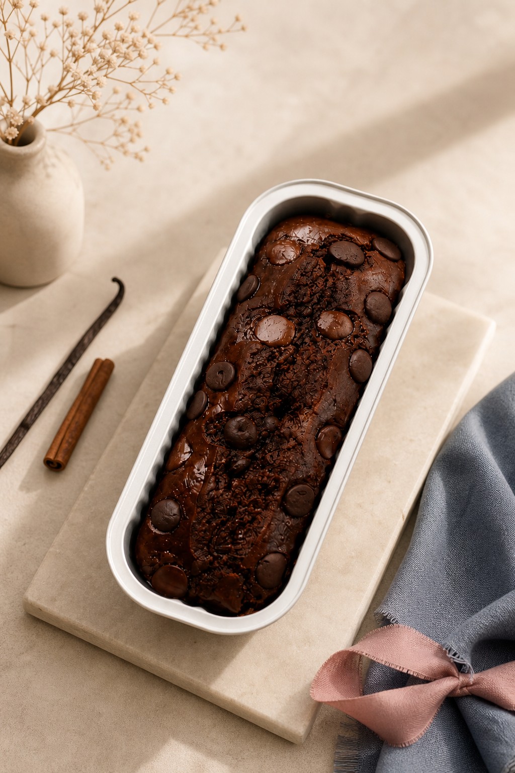 Chocolate Butter Millet Teacake