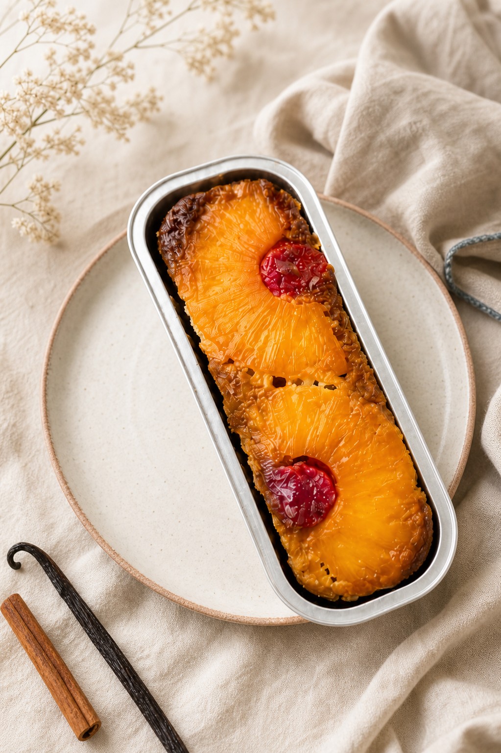 Pineapple Upside-Down Millet Teacake